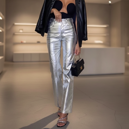 Hoch Taillierte Hose - Hannah