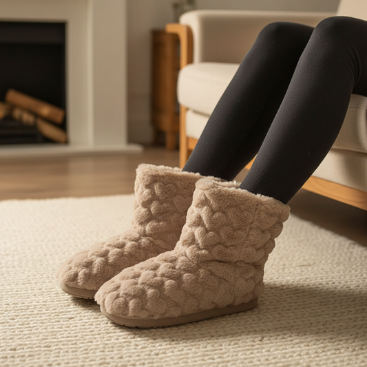 Hoch Geschnittener Hausschuh - FluffBoot