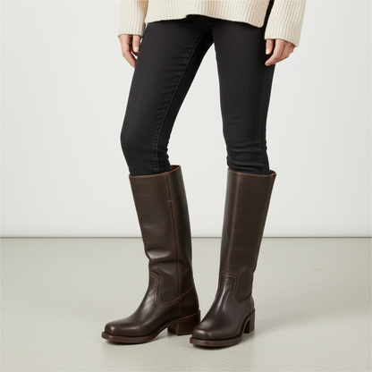 Hochschaft Lederstiefel - Serena