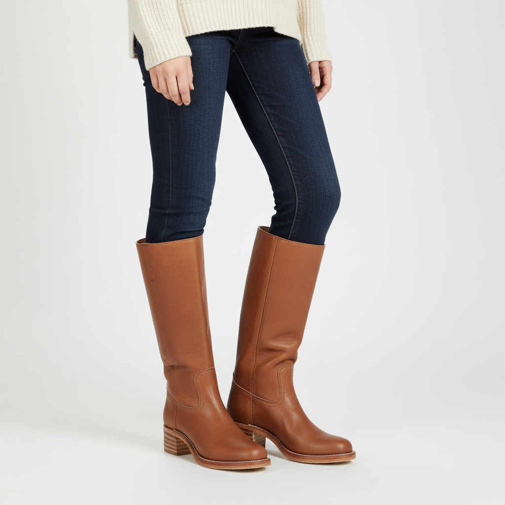 Hochschaft Lederstiefel - Serena