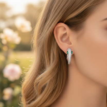 Hochwertige Ohrringe - SerpentShine 