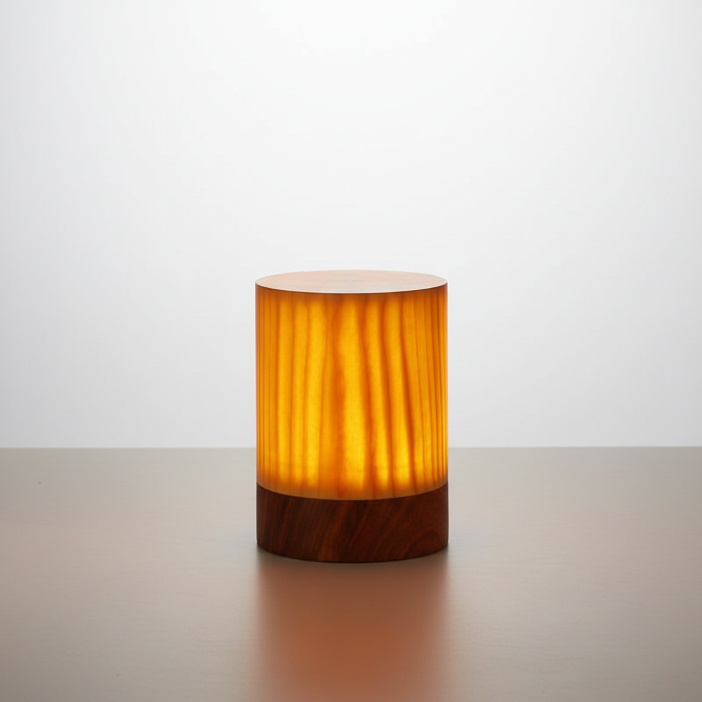 Holzoptik Stimmungsleuchte - Luminraft