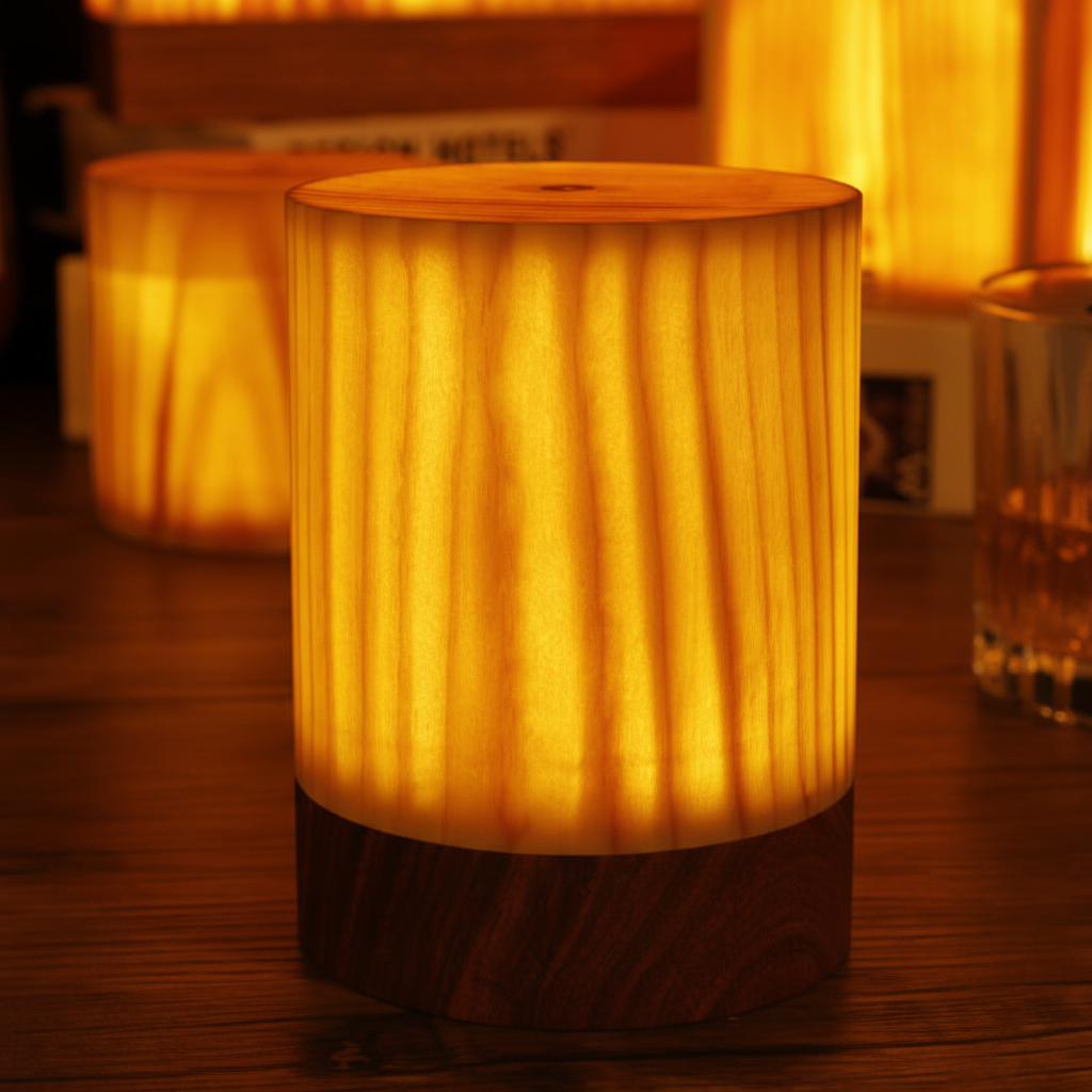 Holzoptik Stimmungsleuchte - Luminraft