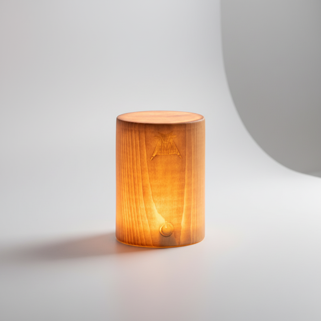 Holzoptik Stimmungsleuchte - Luminraft