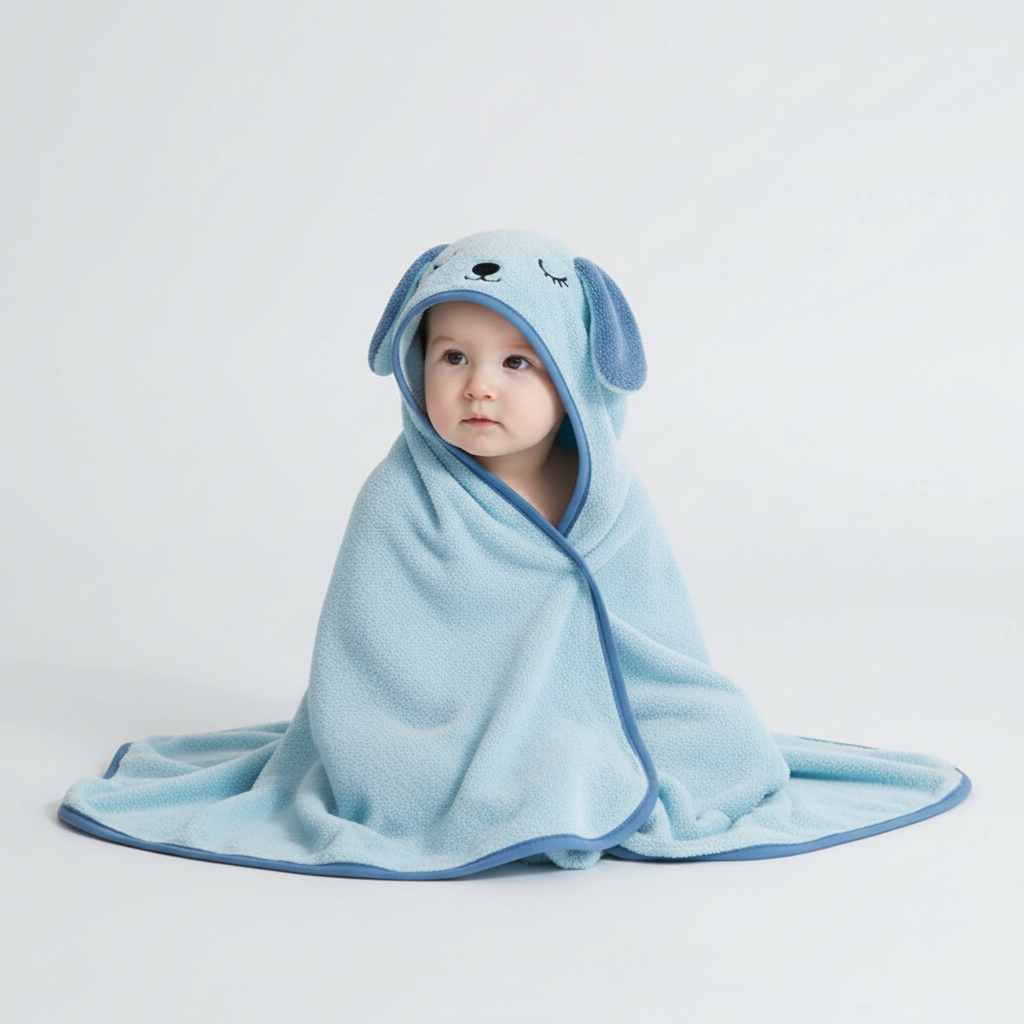 Kapuzen-Babyhandtuch - FluffyTowel