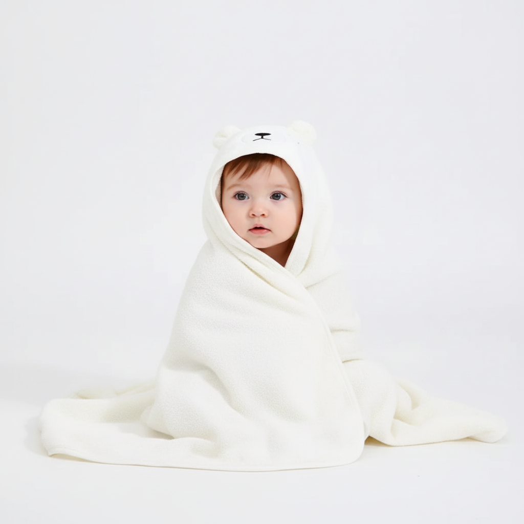 Kapuzen-Babyhandtuch - FluffyTowel
