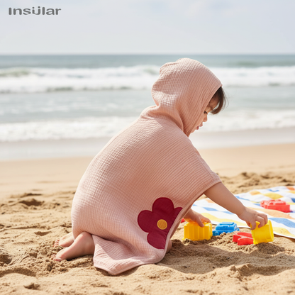 Hooded Poncho - KidsWrap