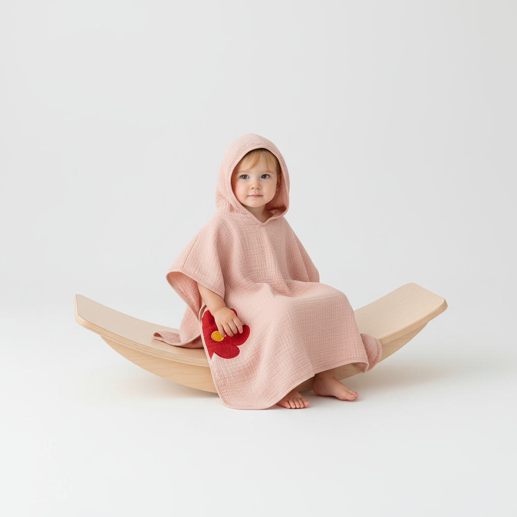 Hooded Poncho - KidsWrap