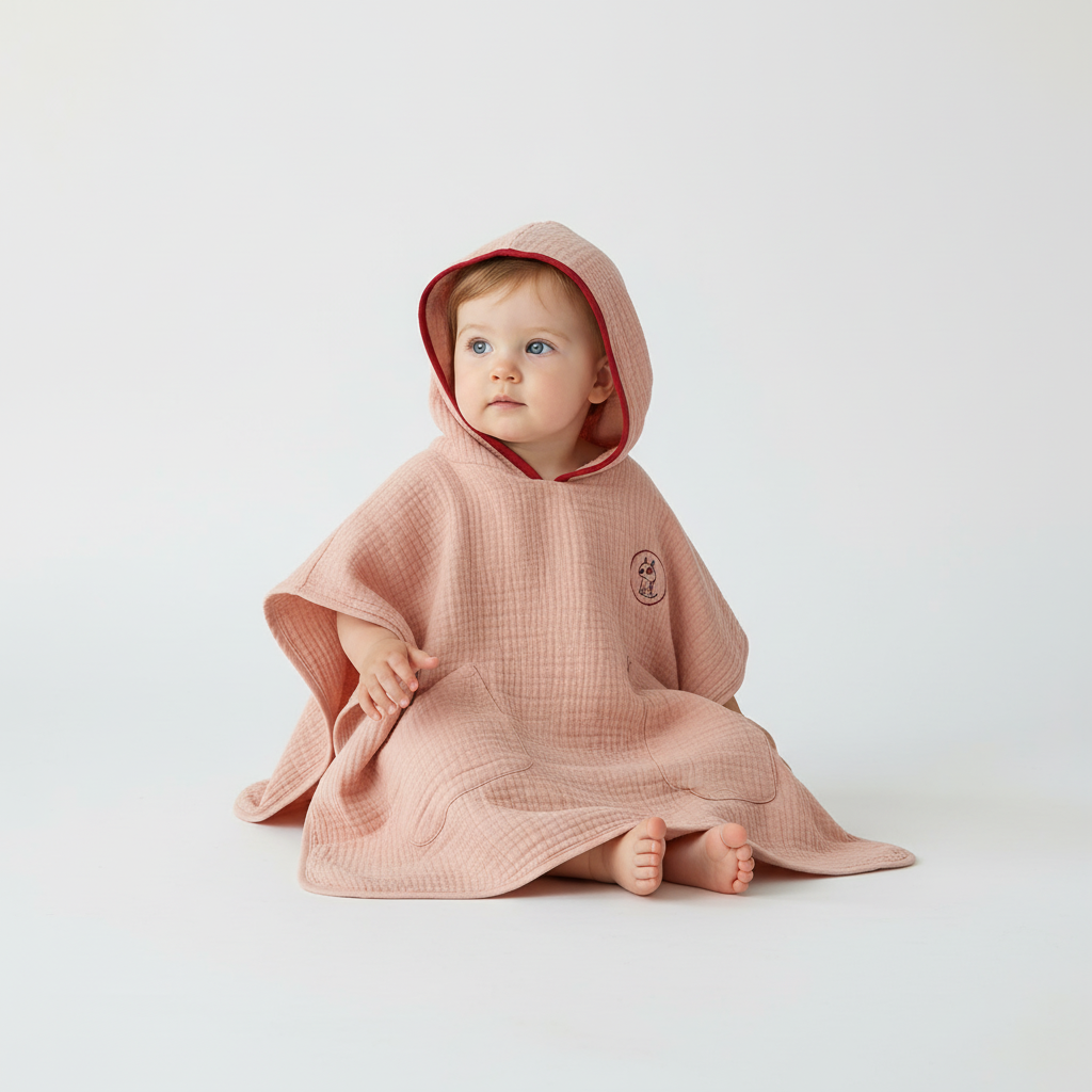 Hooded Poncho - KidsWrap