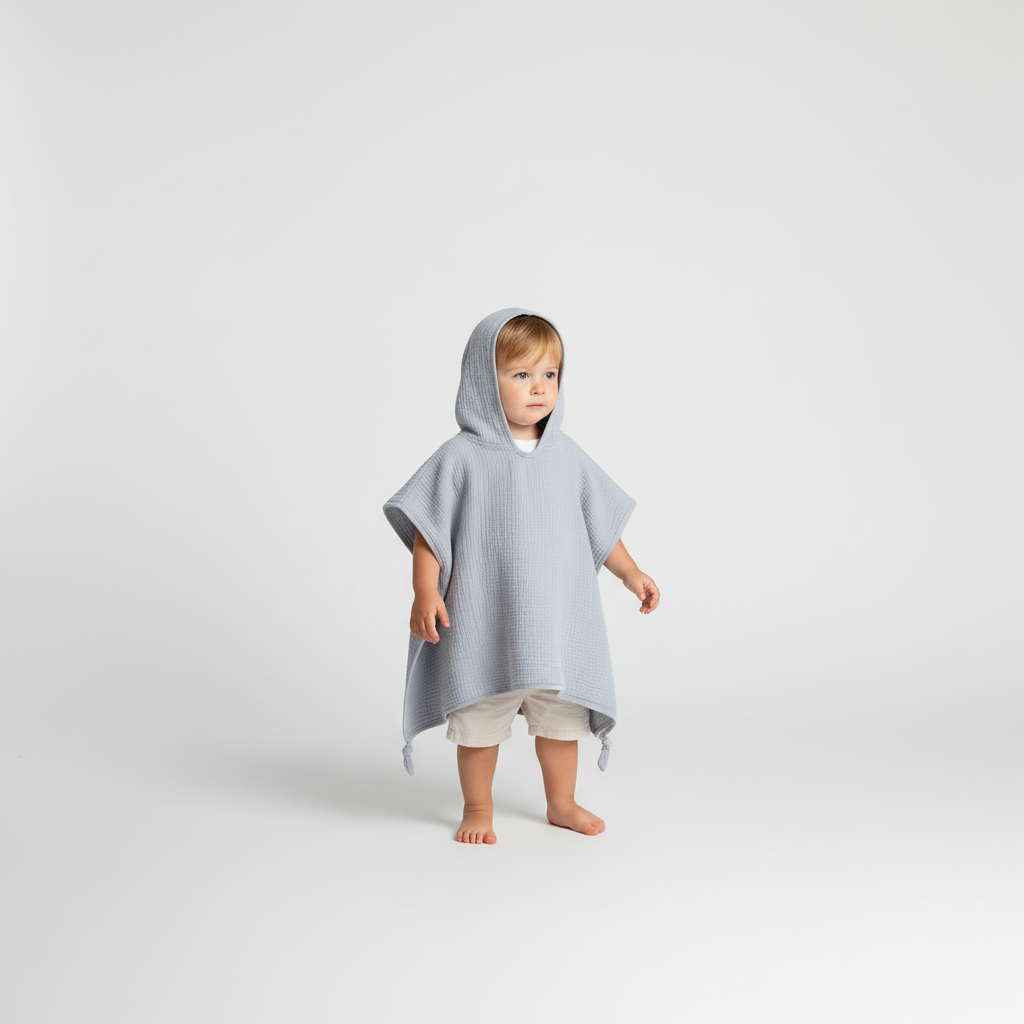 Hooded Poncho - KidsWrap