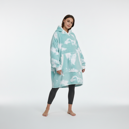 Hoodie Und Decke Kombiniert - SnuggleBlanket