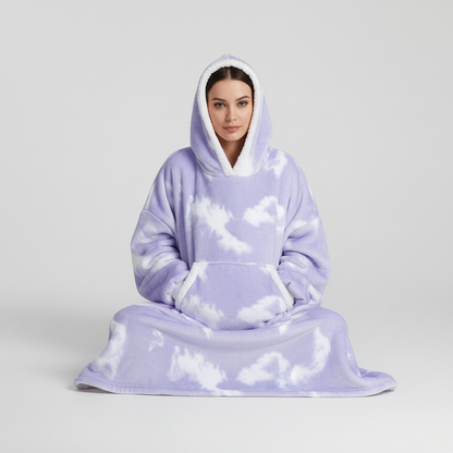 Hoodie Und Decke Kombiniert - SnuggleBlanket