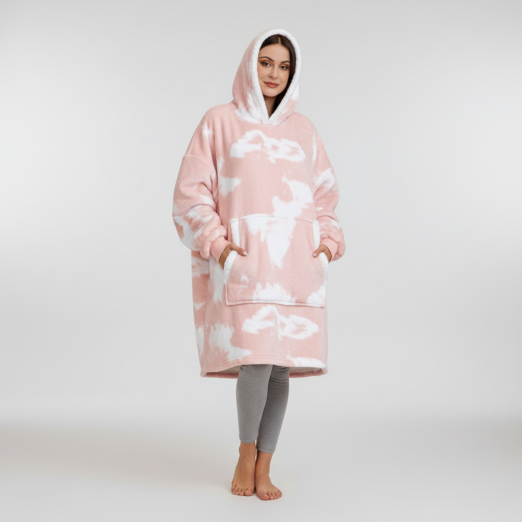 Hoodie Und Decke Kombiniert - SnuggleBlanket