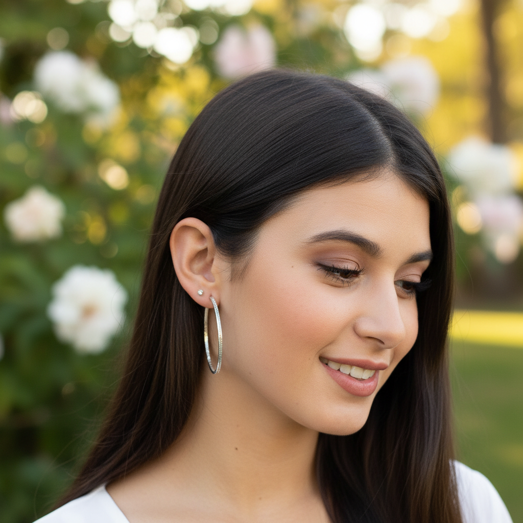 Hoop Ohrringe - SilverHoop 