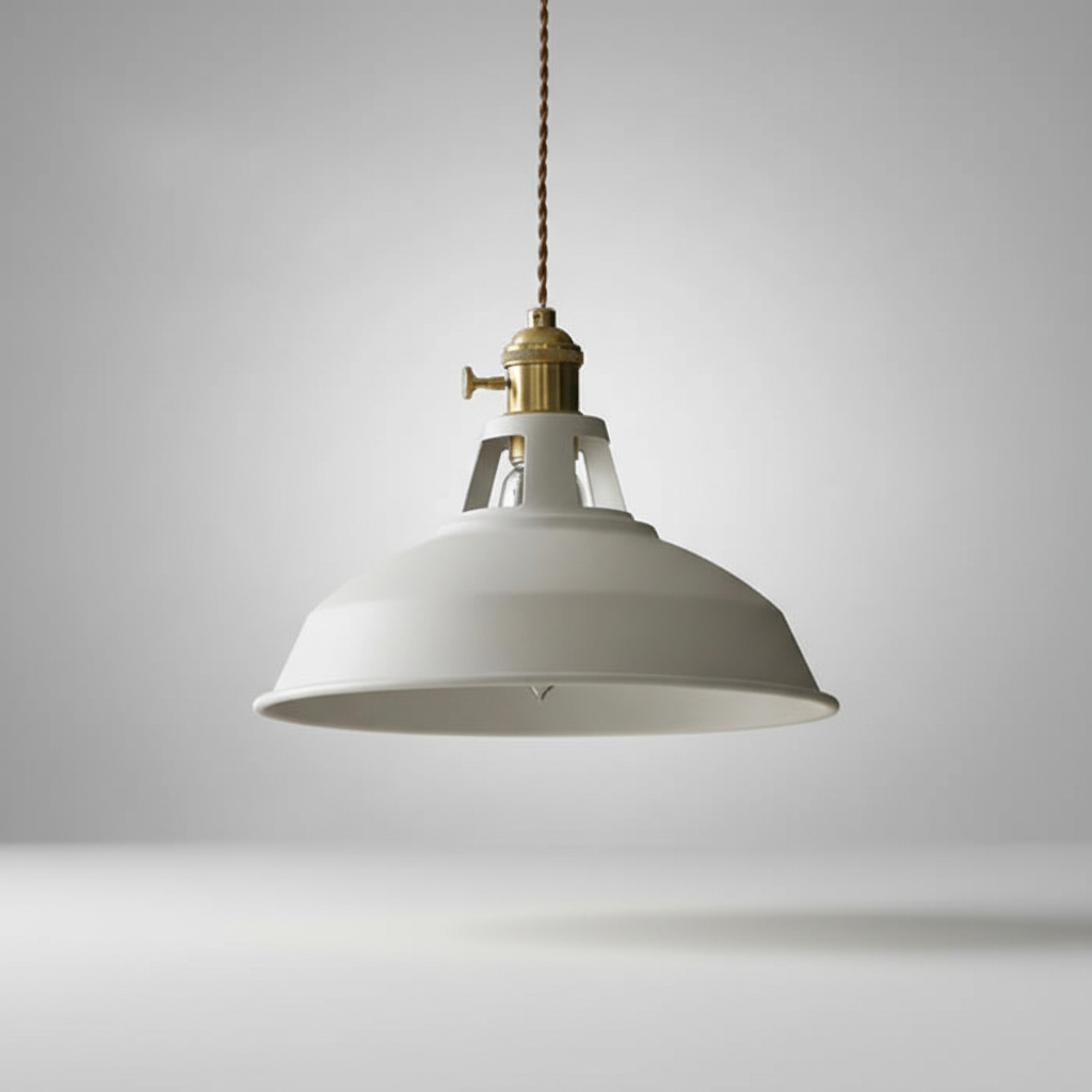 Industrielle Metall Hängelampe - IndustroGlow