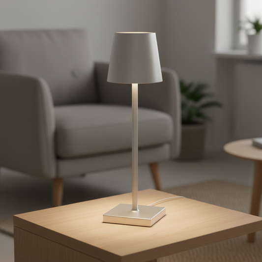 Kabellose Aluminium Tischlampe - Luminest
