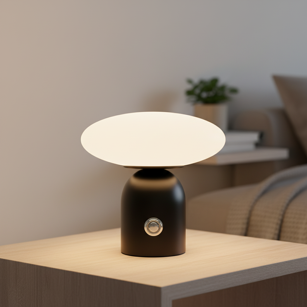 Kabellose Skandinavische Tischlampe - SoftGleam