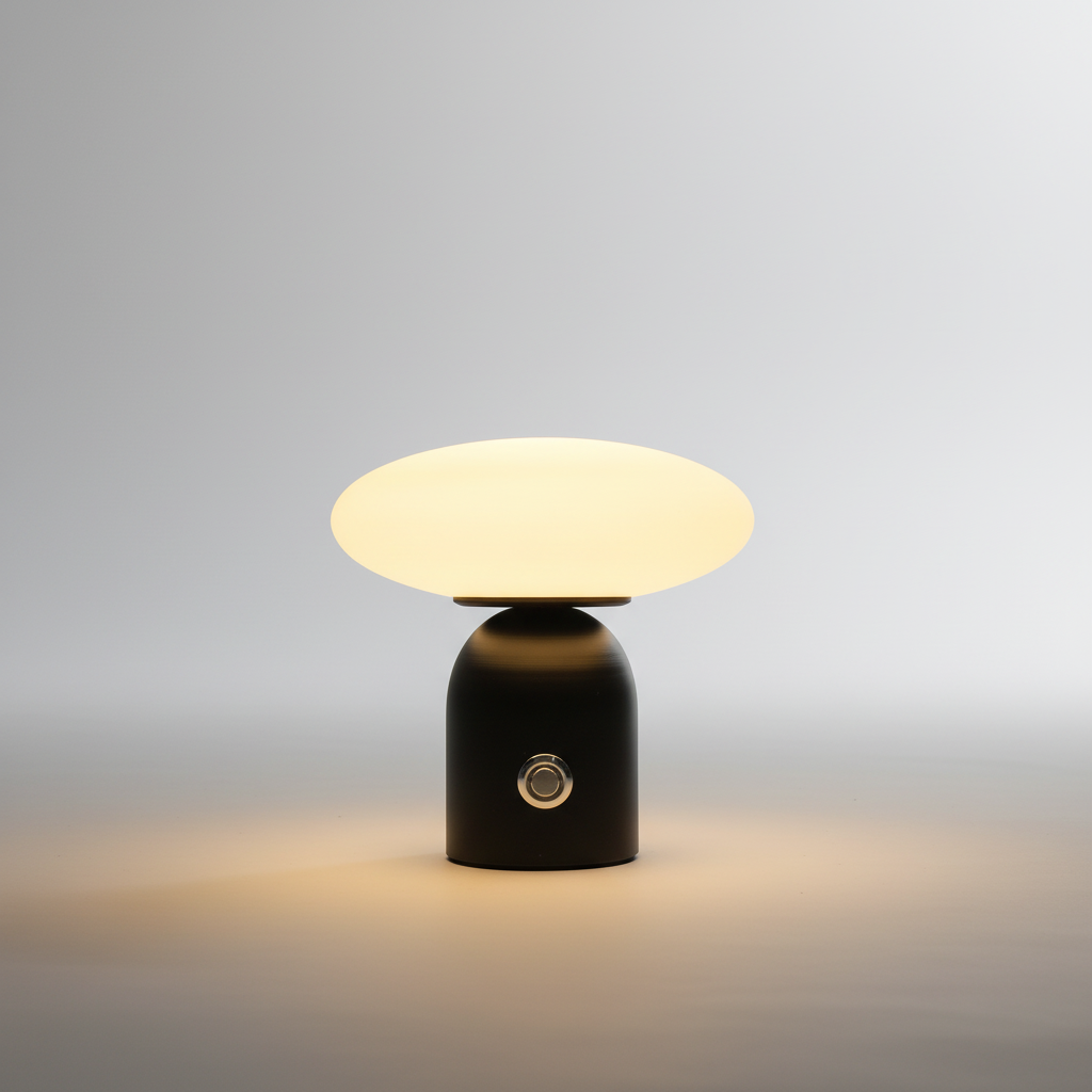 Kabellose Skandinavische Tischlampe - SoftGleam