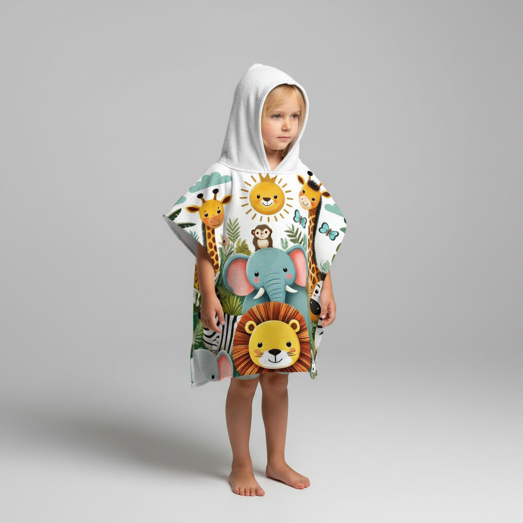 Kapuzencape Für Kinder - AnimalFun