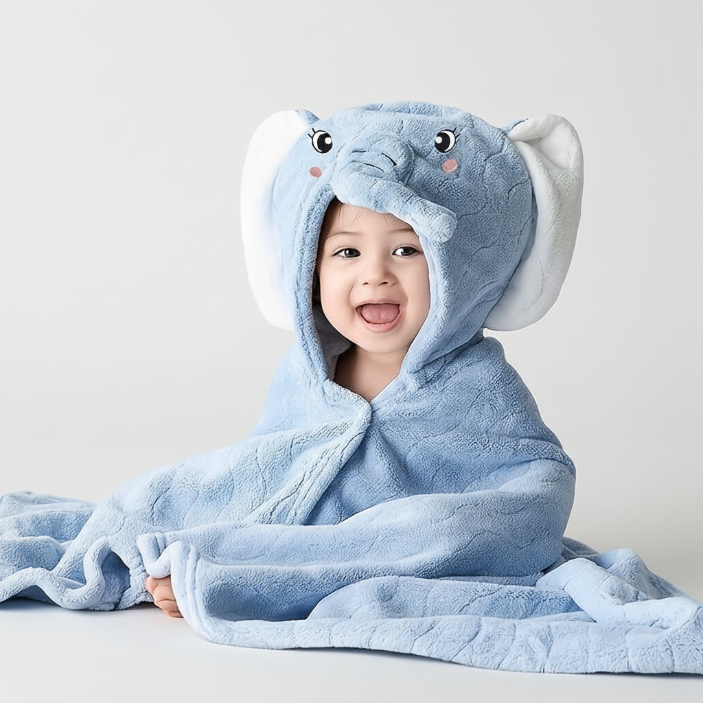 Kapuzenmantel Für Kleinkinder - CozyDino