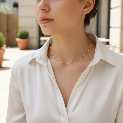 Kette Mit Perlen - PearlGlance 