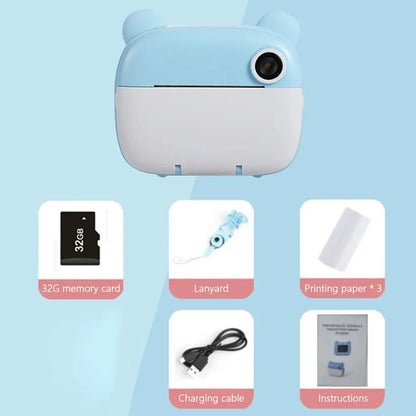 Kinder Sofortbildkamera mit Druckfunktion – FotoSpaß Mini