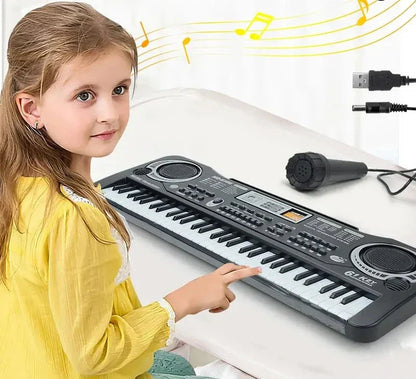 Kinder E-Piano mit Mikrofon – Musikspaß mit 61 Tasten entdecken