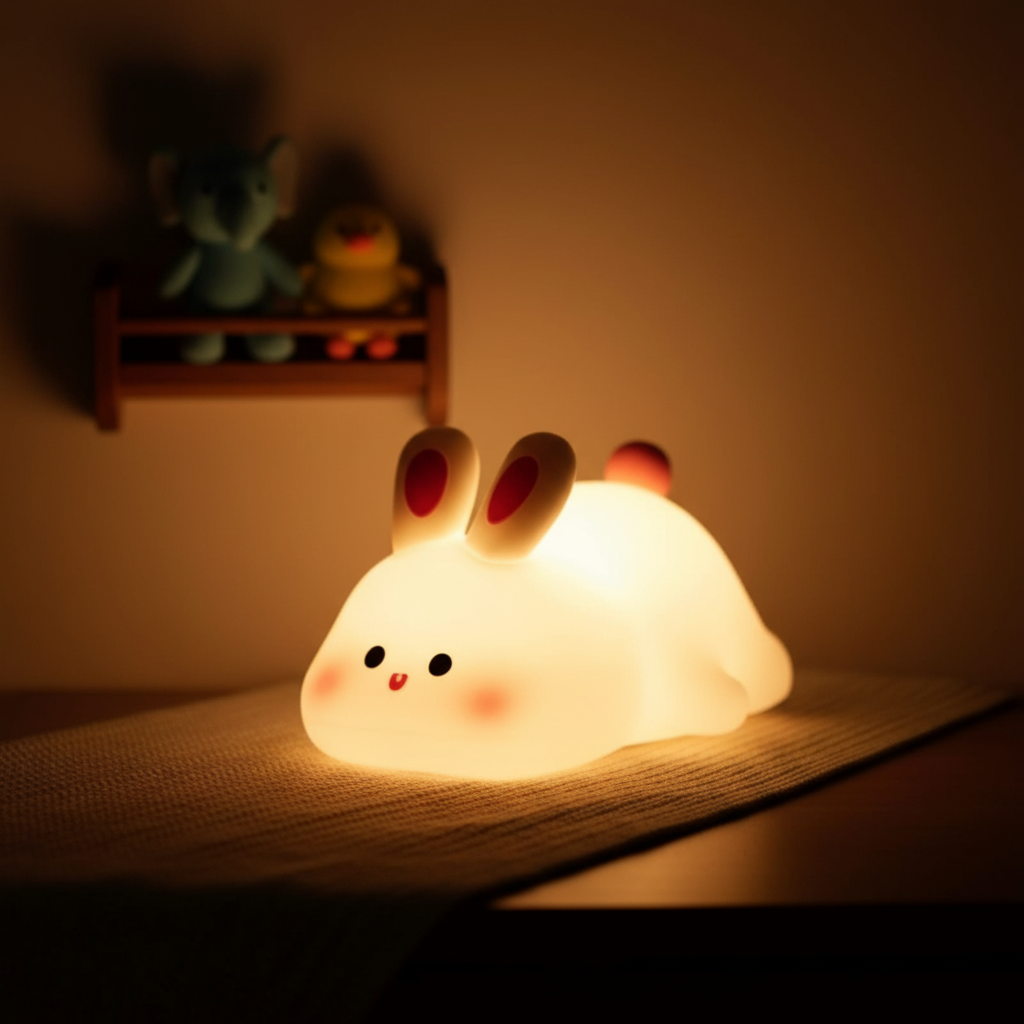 Kindernachtlicht Weiches Silikon - LunaBunny
