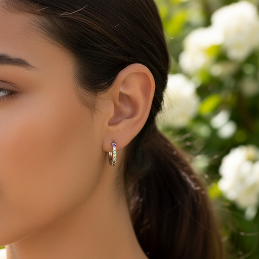 Klassische Creolen Aus Silber - StyleHoop 