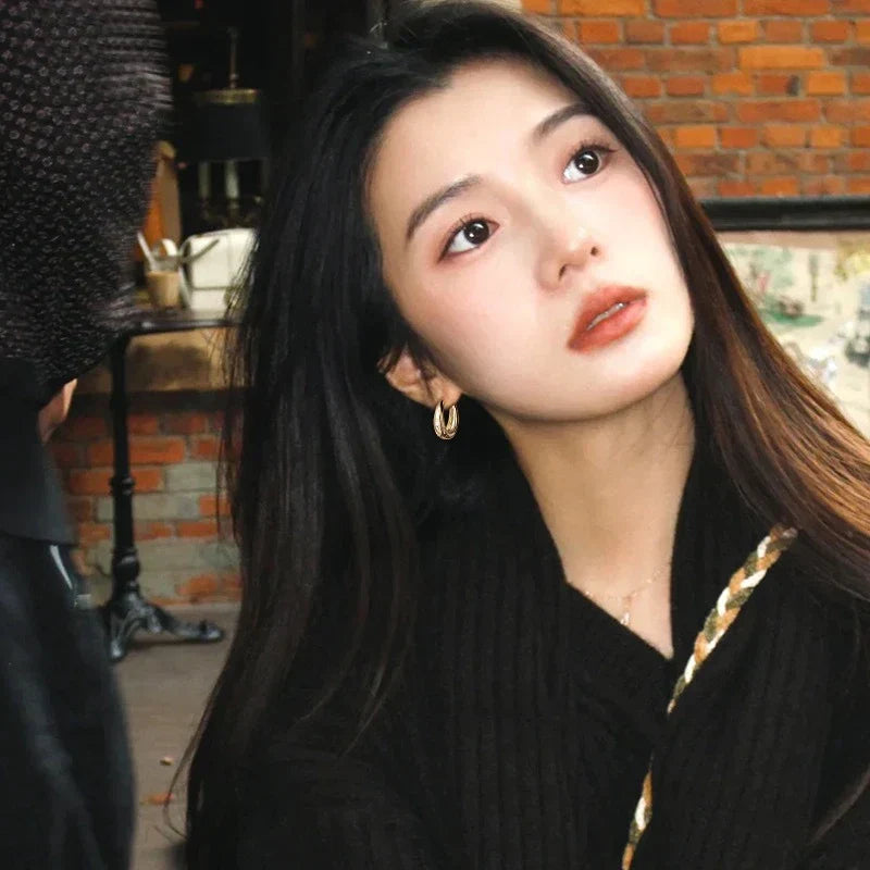 Klassische Goldohrringe - GleamRings 