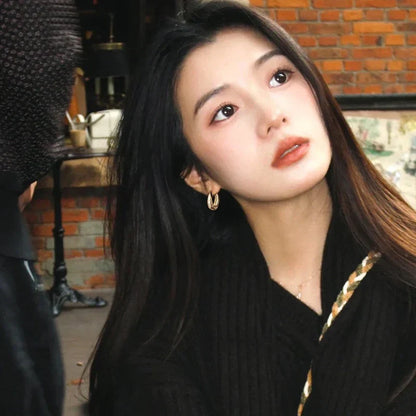 Klassische Goldohrringe - GleamRings 