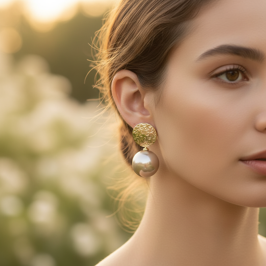 Klassische Perlenohrringe - ElegancePearl 