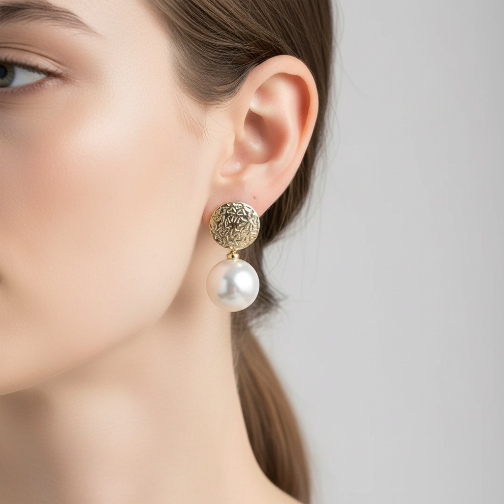 Klassische Perlenohrringe - ElegancePearl 