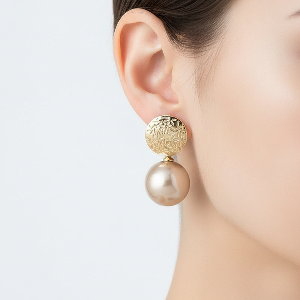 Klassische Perlenohrringe - ElegancePearl 