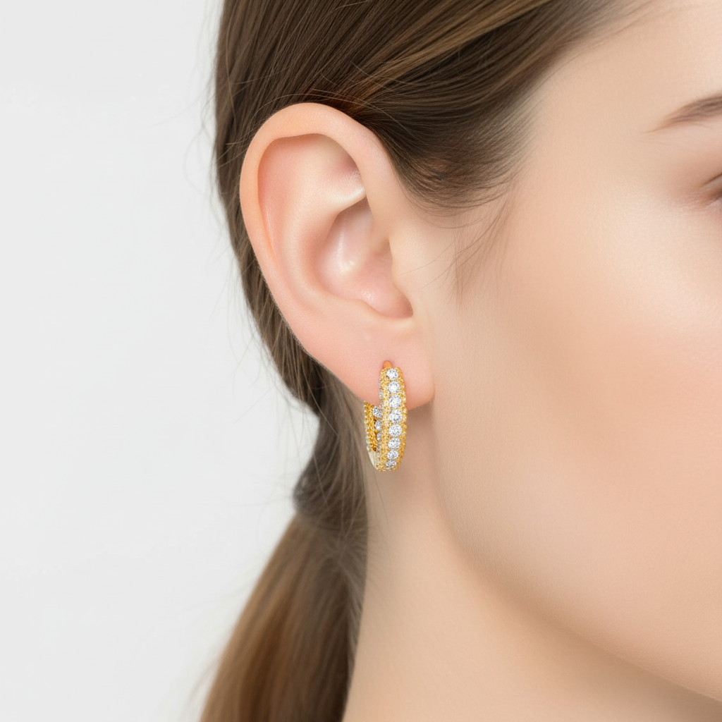 Klassische Zirkonia-Ohrringe - EarringDream 