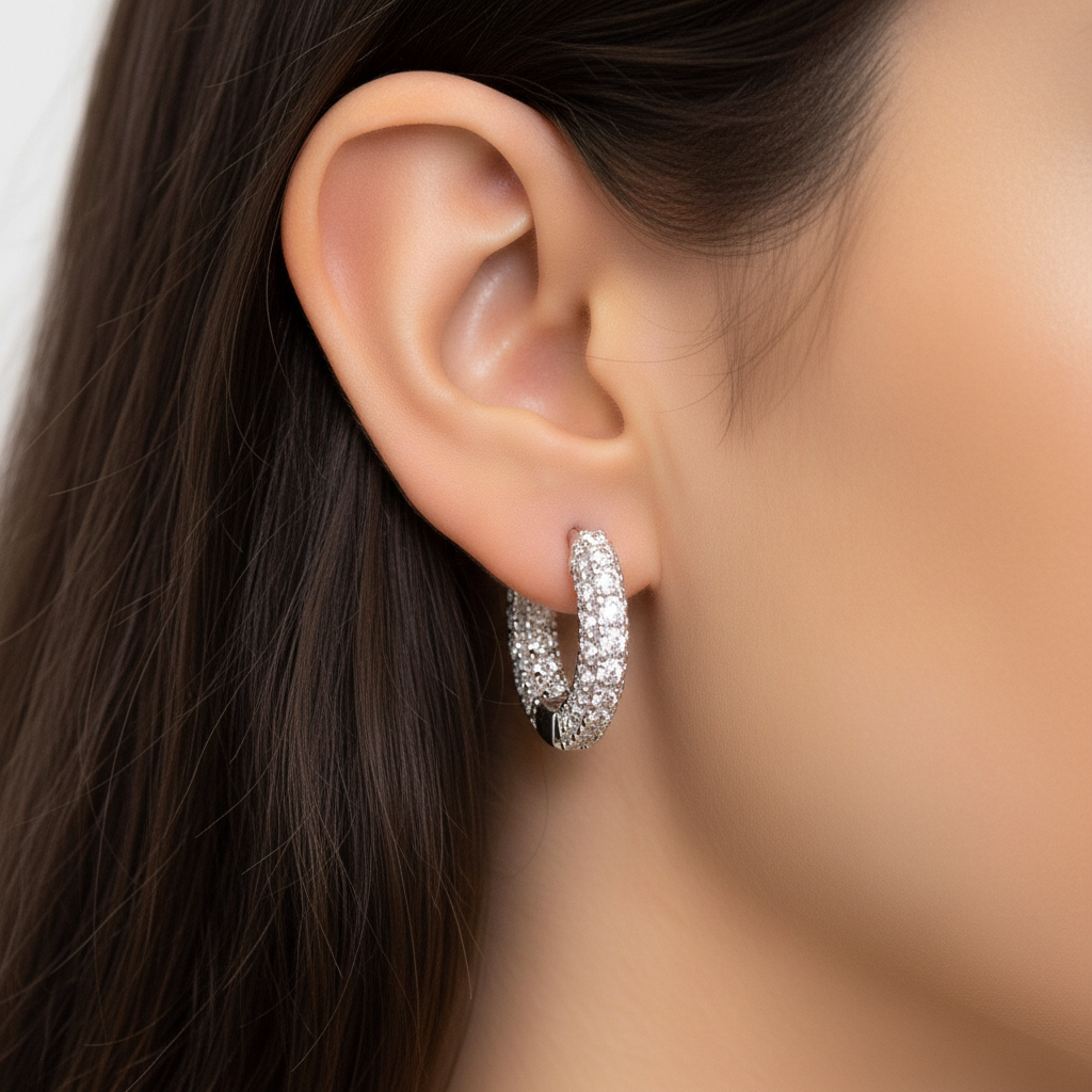 Klassische Zirkonia-Ohrringe - EarringDream 