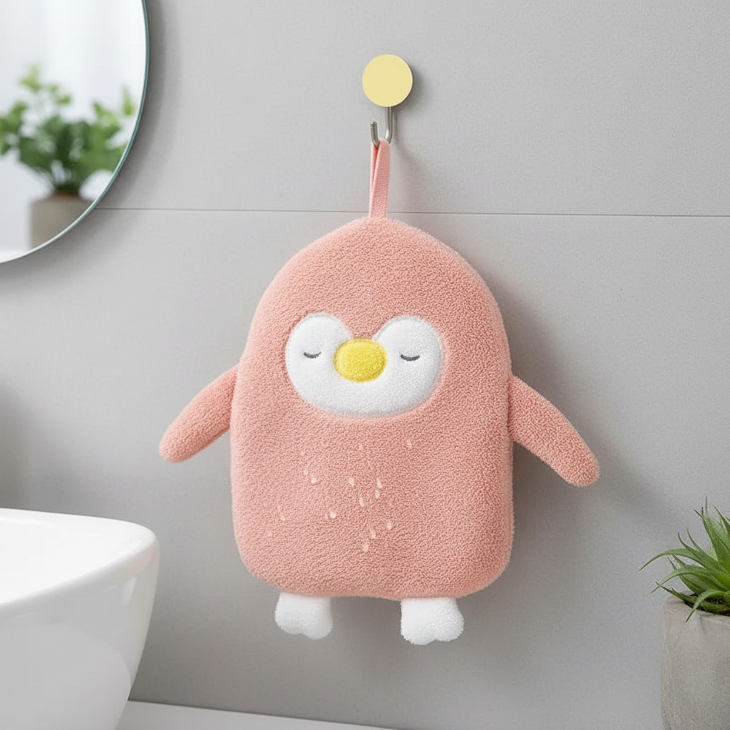 Korallfleece Handtuch - PenguinTowel