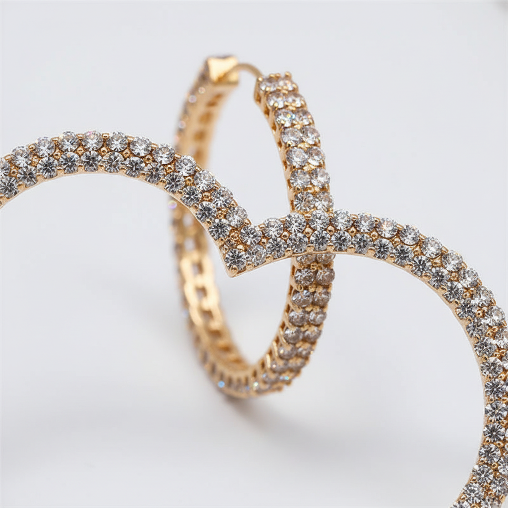 Kristallohrringe In Herzform - HeartSparkle 