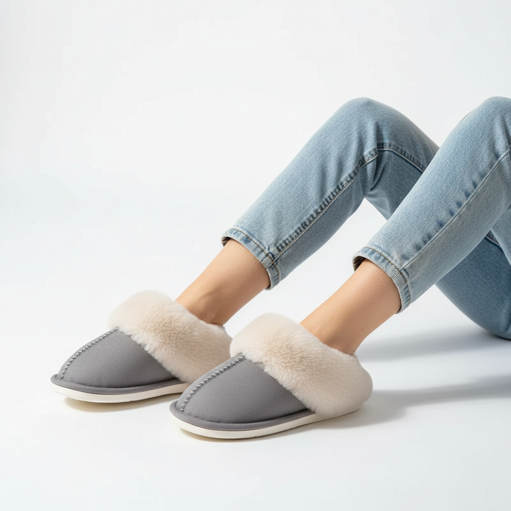 Kunstsuede Außen Mit Plüsch Innen - SnugFluff