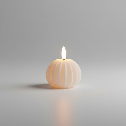 LED Dekokerze Kugelform - WarmAura