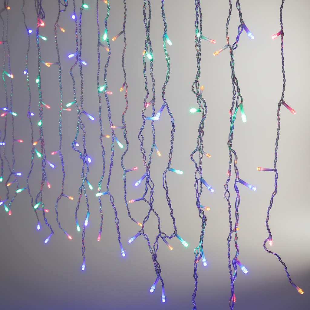 LED Eiszapfen Lichterkette Außen - IceLumin