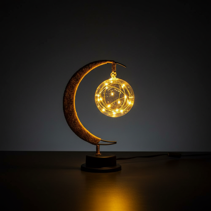 LED Kugel Nachtlicht Mit Seil - Celestiflux