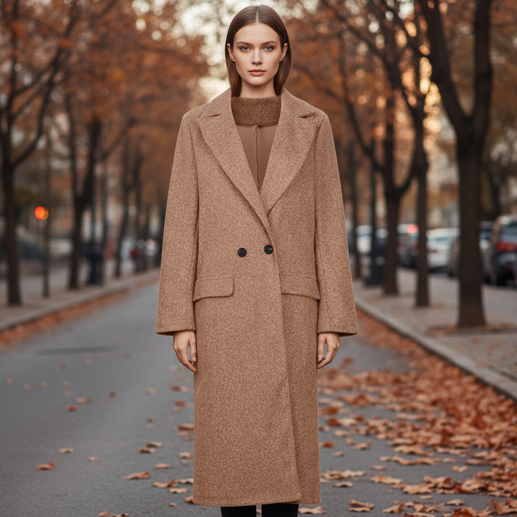 Langer Damenmantel - Alina