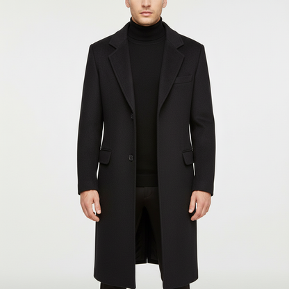 Langer Wollmantel Für Herren -  Daniel