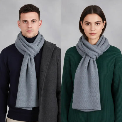 Langer Gestrickter Unisex Schal - CashmiLux
