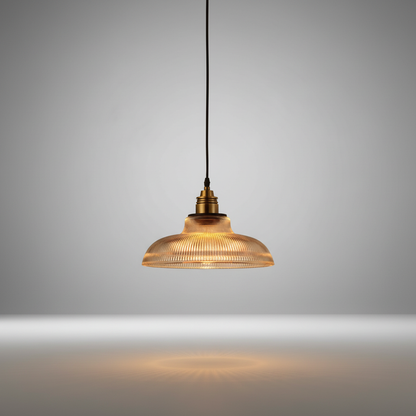 Metall Glas Pendelleuchte Modern - AmbiGlow