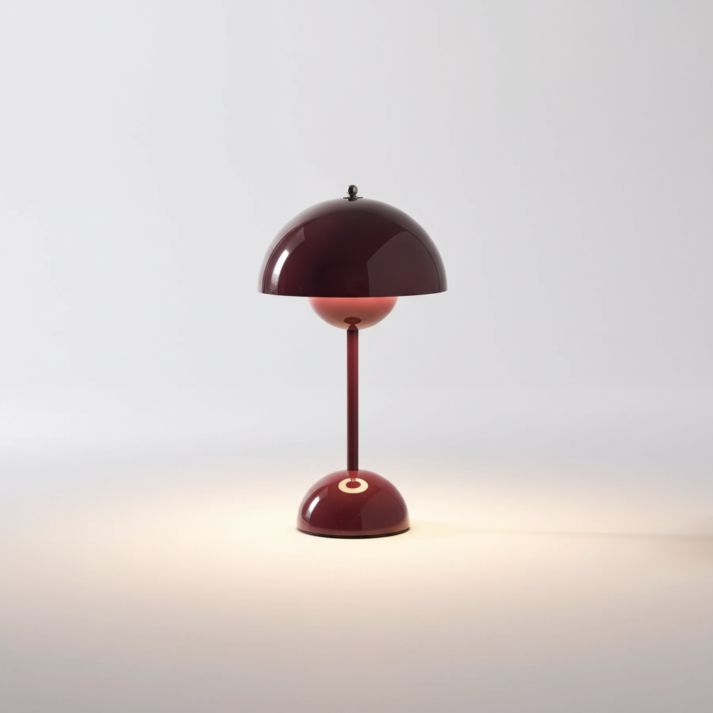 Minimalistische Tischlampe Metall - GlowLuxe