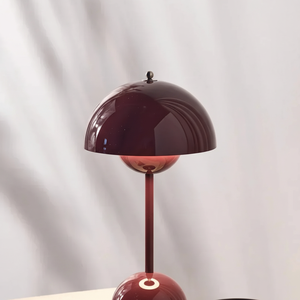 Minimalistische Tischlampe Metall - GlowLuxe