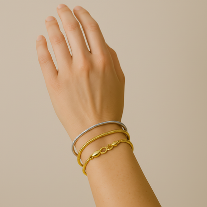 Minimalistisches Armband - SnakeBand 
