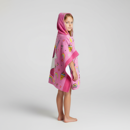 Moderne Cartoon-Stickerei - KidTowel